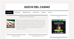 Desktop Screenshot of giochidelcasino.net