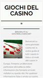 Mobile Screenshot of giochidelcasino.net